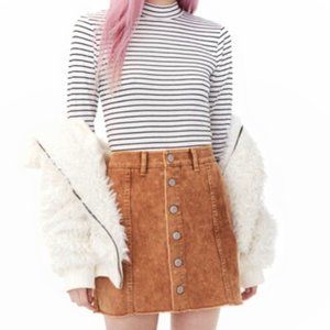 Aeropostale A Corduroy High Rise Brown Mini Skirt